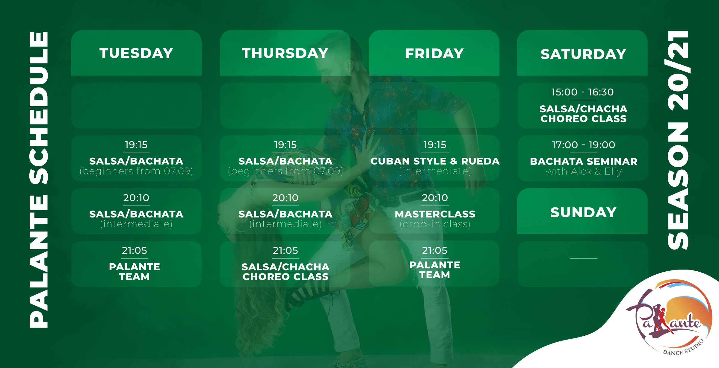 Classes Schedule